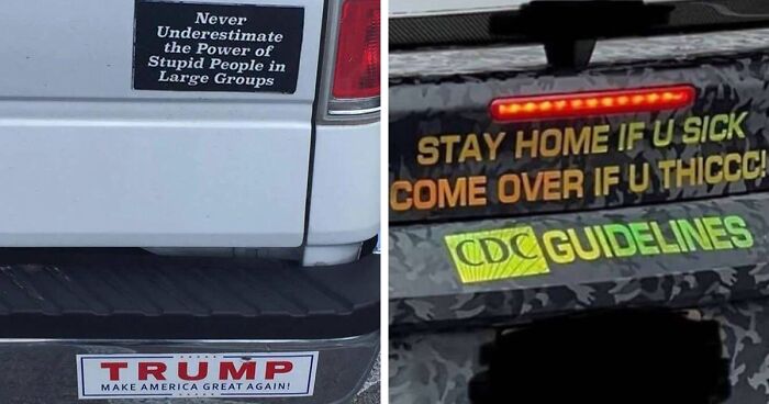 People Couldn’t Resist Taking Photos Of These 41 Most Ridiculous Car Stickers And Sharing Them In This Online Group