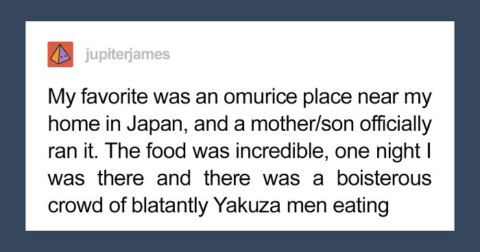 Guy Frequents His Favorite Restaurant For 6 Months Without Even Suspecting It’s A Money-Laundering Front, Others Join In With Their Crime Front Stories