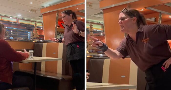 Rude Customer Calls Waitress Names, But She's Having None Of It, Video Of Her Shutting Him Down Goes Viral