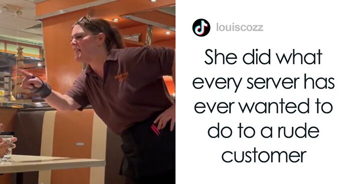 Waitress Can't Deal With Creepy Customer Anymore, Kicks Him Out And Goes Viral On TikTok