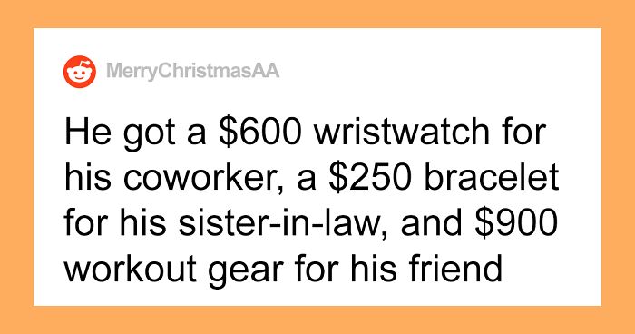 Wife Confronts Husband After Finding His Christmas Gift List And Discovering Hers Is The Cheapest Of The Bunch