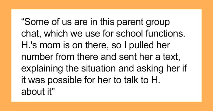 Woman Wants To Know If She’s Wrong For Shaming Her Kid’s Bully’s Mom In A Parent Group Chat After She Declined To Handle The Situation In Private