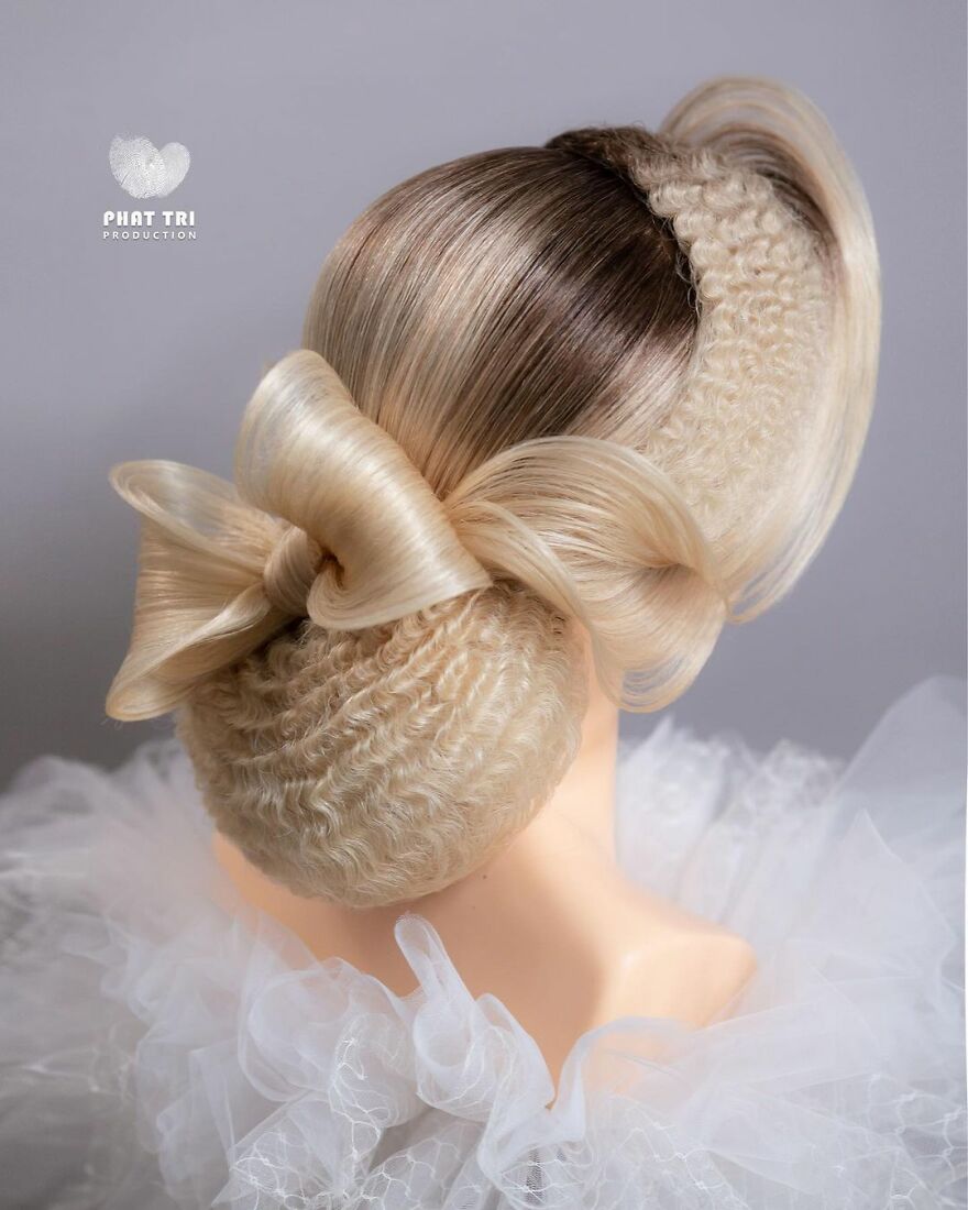 This Vietnamese Hairstylist Creates Intricate Hairstyles That Sometimes ...