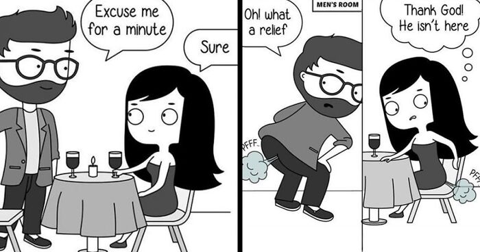 Here Are 50 Relatable And Funny Comics About Living Together As A Couple