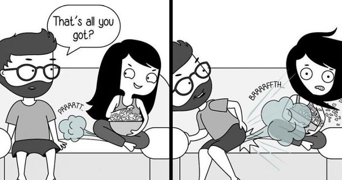 Artist Creates 50 Cute Relatable Comics About Life As A Couple