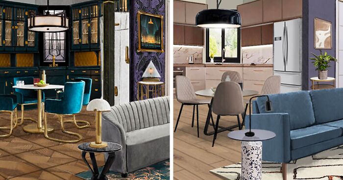 Our Company Redesigned Monica’s Apartment From “Friends” In 7 Interior Styles