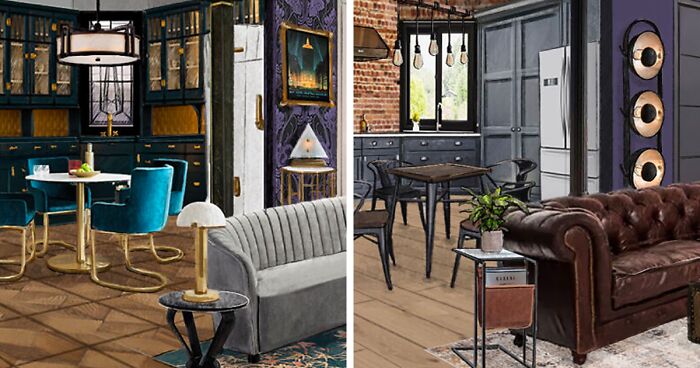 Our Company Redesigned Monica’s Apartment From “Friends” In 7 Interior Styles