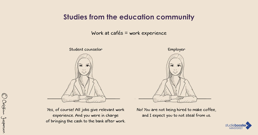 The Different Views Of Value From Non-Relevant Student Jobs