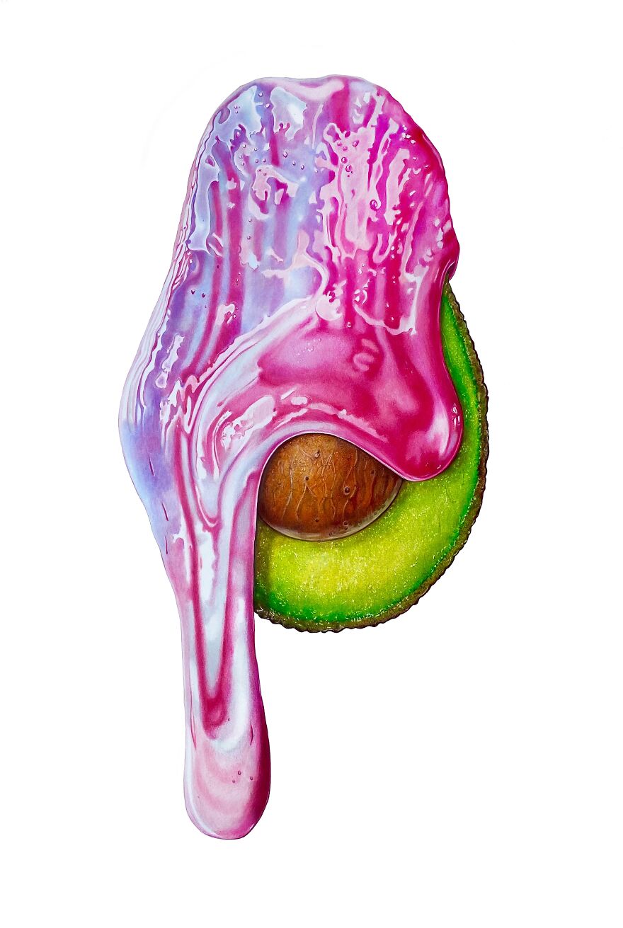 Introducing The 'Slime Series' - I Work With Slime To Create Hyper-Real, Hand-Drawn Artworks (5 Pics)