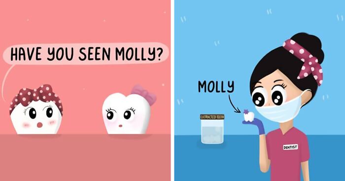 This Dentist Makes Humorous And Wholesome Comics Based On Her Profession (70 Pics)