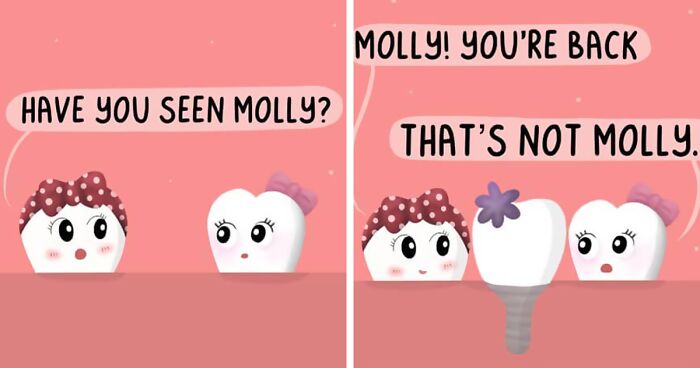 This Dentist Makes Humorous And Wholesome Comics Based On Her Profession (70 Pics)