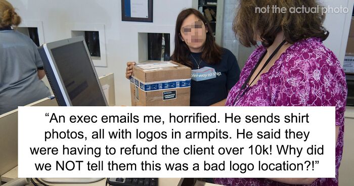 Manager Asks Lead Embroiderer To Stop Bugging Her With Quality Control Emails, Which Ends Up Costing The Company $10K