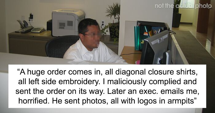 Embroiderer Tackling A Huge Order Told Not To Bother Manager With Quality Assurance Emails, Maliciously Complies, Ending In $10K Refund