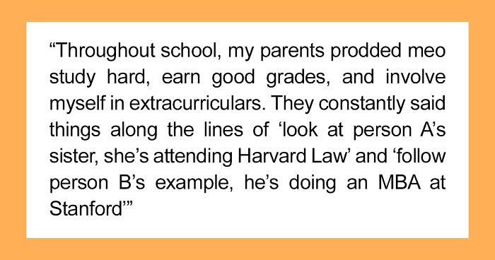 23 Y.O. Son Tells His Parents He’ll Never Speak To Them Again After Finding Out They’re Paying For Sister’s Education Yet Didn’t Pay For His