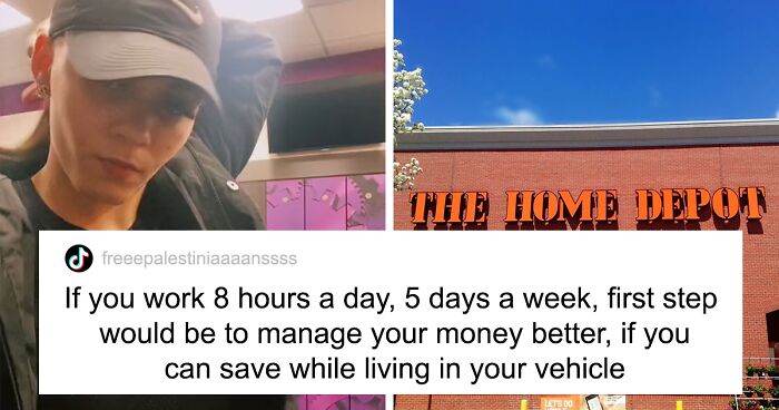 Woman Is Forced To Use Gym Showers As She Lives In Her Car While Having A Full-Time Job At Home Depot