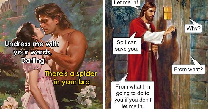 120 Classical Paintings With Modern-Day Captions To Make You Laugh