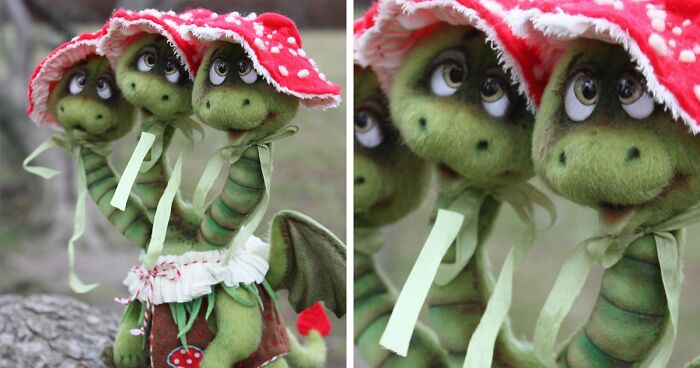 This Russian Artist Makes Wholesome Felt Toys (40 Pics)