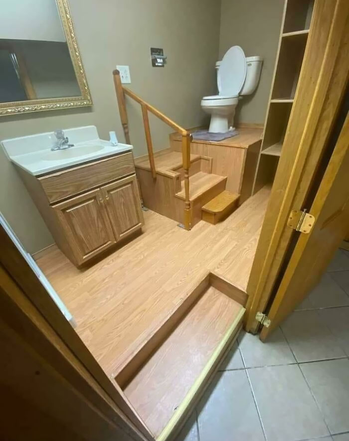 This Bathroom With Too Many Stairs