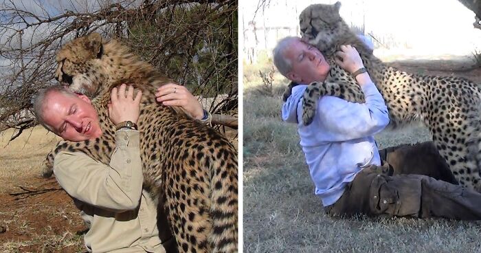 Meet Dolph, A Man Who Became Best Friends With A Wild Cheetah