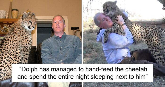 Meet Dolph, A Man Who Became Best Friends With A Wild Cheetah