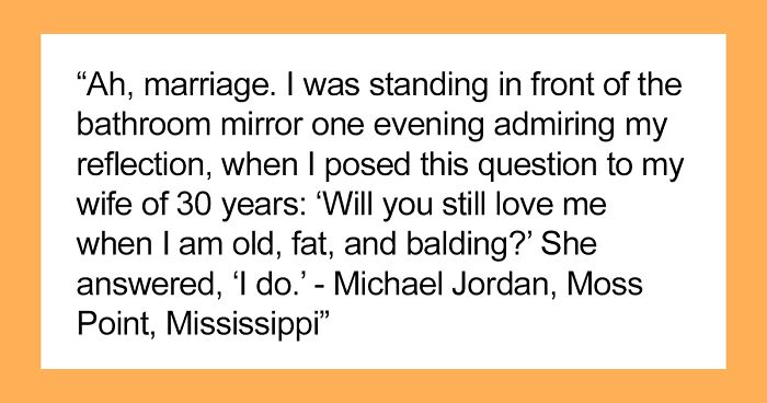 195 Of The Best And Worst Gags About Married Life