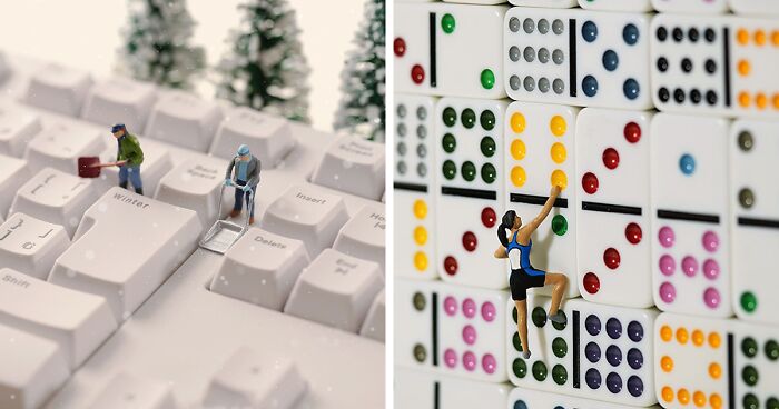 Japanese Artist Has Been Creating Playful Tiny Dioramas Every Day And Here Are His New 102 Miniatures