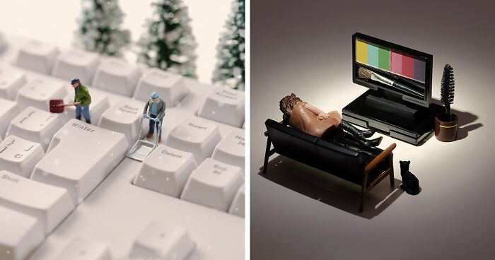 Japanese Artist Has Been Creating Miniature Dioramas Every Day For 11 Years (102 New Pics)