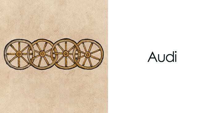 I Recreated Famous Logos In The Grotesque Art Style Typical For The Middle Ages (10 Pics)