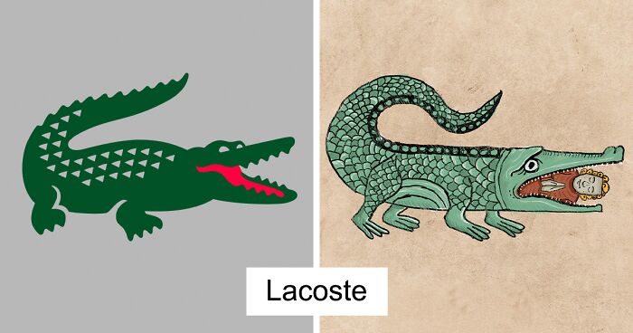 I Recreated Famous Logos In The Grotesque Art Style Typical For The Middle Ages (10 Pics)