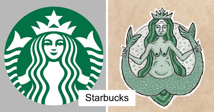 I Tried To Visualize How Popular Logos Would Have Looked In The Grotesque Art Style Typical For The Middle Ages (10 Pics)