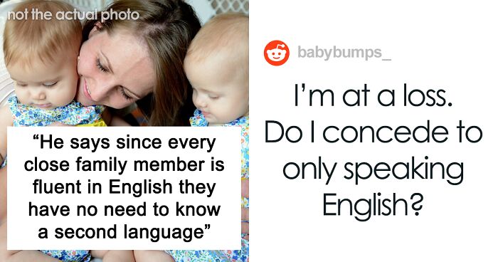 Husband And Wife Get Into An Argument Over Her Wanting Their Kids To Speak Two Languages Instead Of Just English