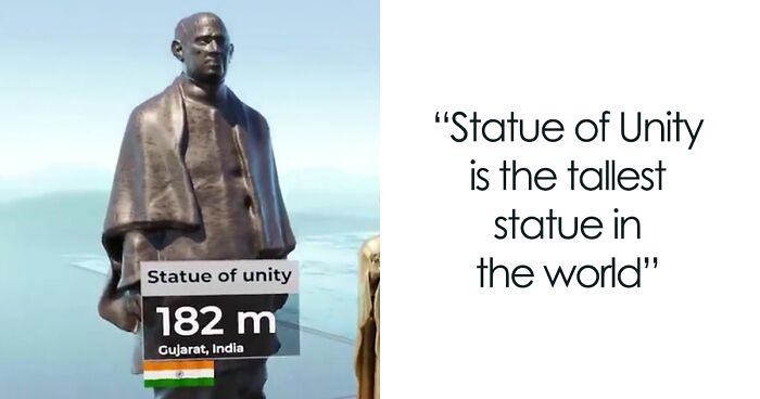 Designer Amir Kedir Compares 24 Of The World's Most Famous Statues By Height