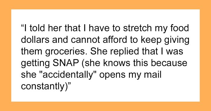 Neighbor Asks This Mother To Buy Her Insane Amounts Of Food Constantly Without Paying Her Back, She Has Finally Had Enough