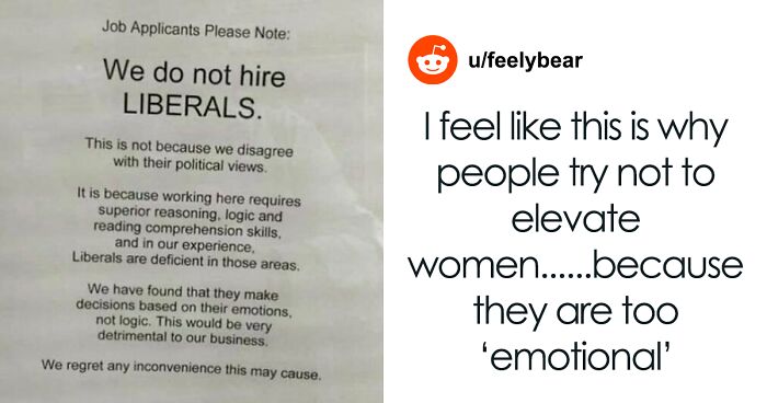 Business Posts Note Claiming Liberals Are Emotional And Hiring Them Would Be “Detrimental” To Business