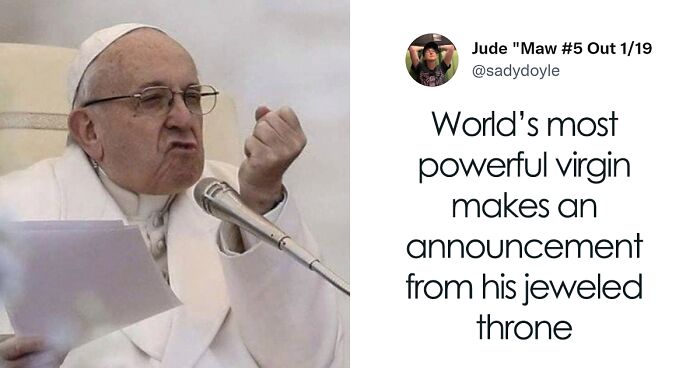 44 Folks On Twitter Are Roasting Pope Francis As He Said It's Selfish To Have Pets Instead Of Kids