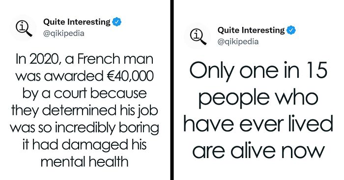 50 Random Facts To Entertain Your Brain Cells, As Shared By “Quite Interesting” Twitter Account