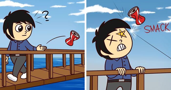 Artist Created Comics That Are Full Of Absurd Situations And Unexpected Twists (70 Pics)