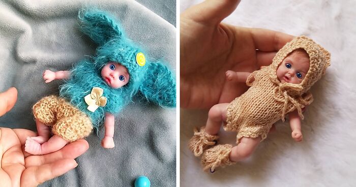 I Create Tiny And Realistic Looking Silicone Baby Dolls (31 Pics)