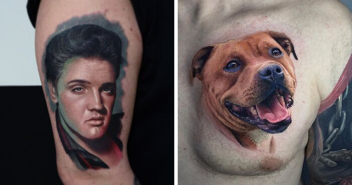 Artist Makes Surprisingly Realistic Tattoos, And Here Are His 55 Best Ones