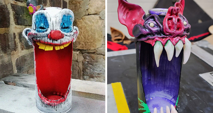 I Turn Old Spray Paint Cans Into Fantasy Creatures And Recognizable Characters (14 Pics)