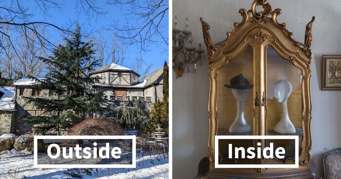 I Photographed Inside An Abandoned $2.5 Million Mansion That Was Burned In A Fire That I Discovered (22 Pics)