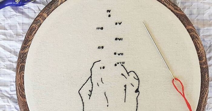 We Make Inspiring And Insightful Embroideries With A Dash Of Humor, And Here Are 70 Of Our Best Works