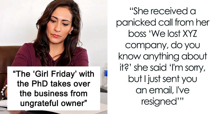 Boss Doesn't Realize How Valuable His Employee Is, Is Left With Crumbs After She Starts Her Own Competitor Company