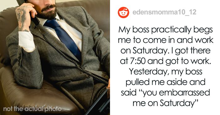 Employee Up And Walks Away While Boss Rants At Him For Coming In 