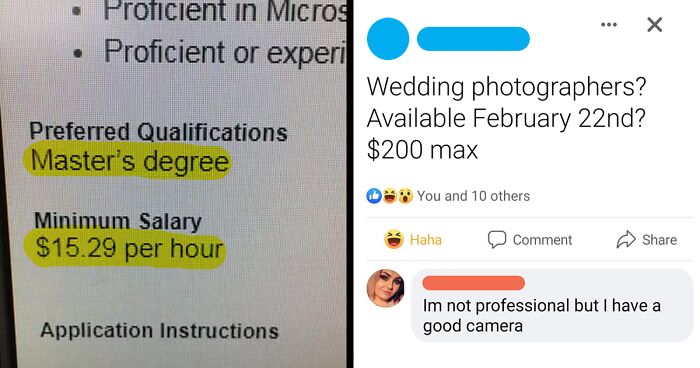 55 Times Employers Wanted Way Too Much For What Pay They Were Offering