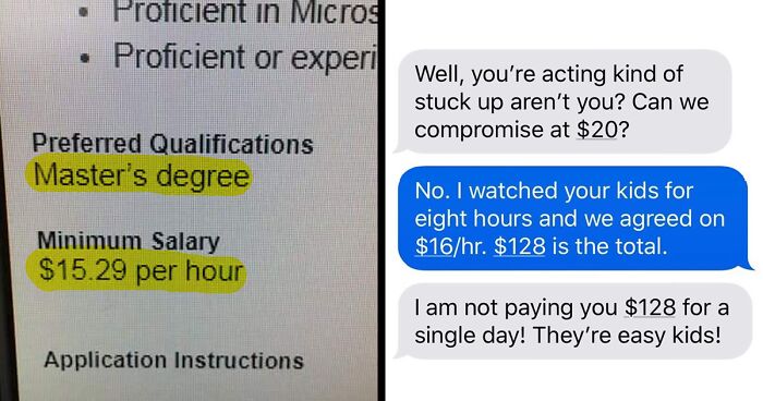 55 Times Business Owners Had The Audacity To Demand A Lot But Offer Very Little Pay