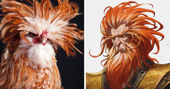 Animals Turned Into Anime Characters: Korean Artist Turns Animals Into Original Anime Characters (17 New Pics)