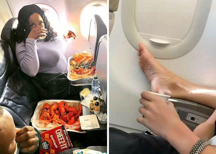 Passenger Shaming: 76 Of The Worst Travelers This Instagram Account Has Ever Seen (New Pics)