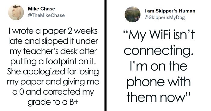 47 Creative Students Who Cheated Their Way To Getting A Better Grade For Missed Homework