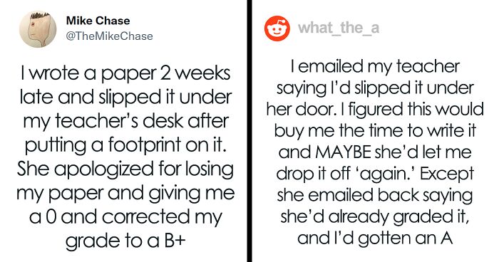 47 Clever Ways Students Managed To Get Away With Not Doing Their Homework Without Any Consequences